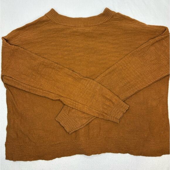 Sold Out! Ladies Size XS Madewell Brampton Crop Cardigan Sweater Warm Coffee - Picture 6 of 7